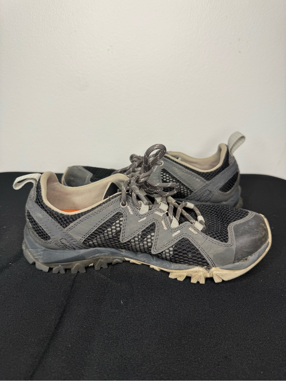 Merrell Select Wet Grip Women Black Grey Performance Mesh Vented Shoes